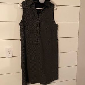 Black and white polka dot dress, size small